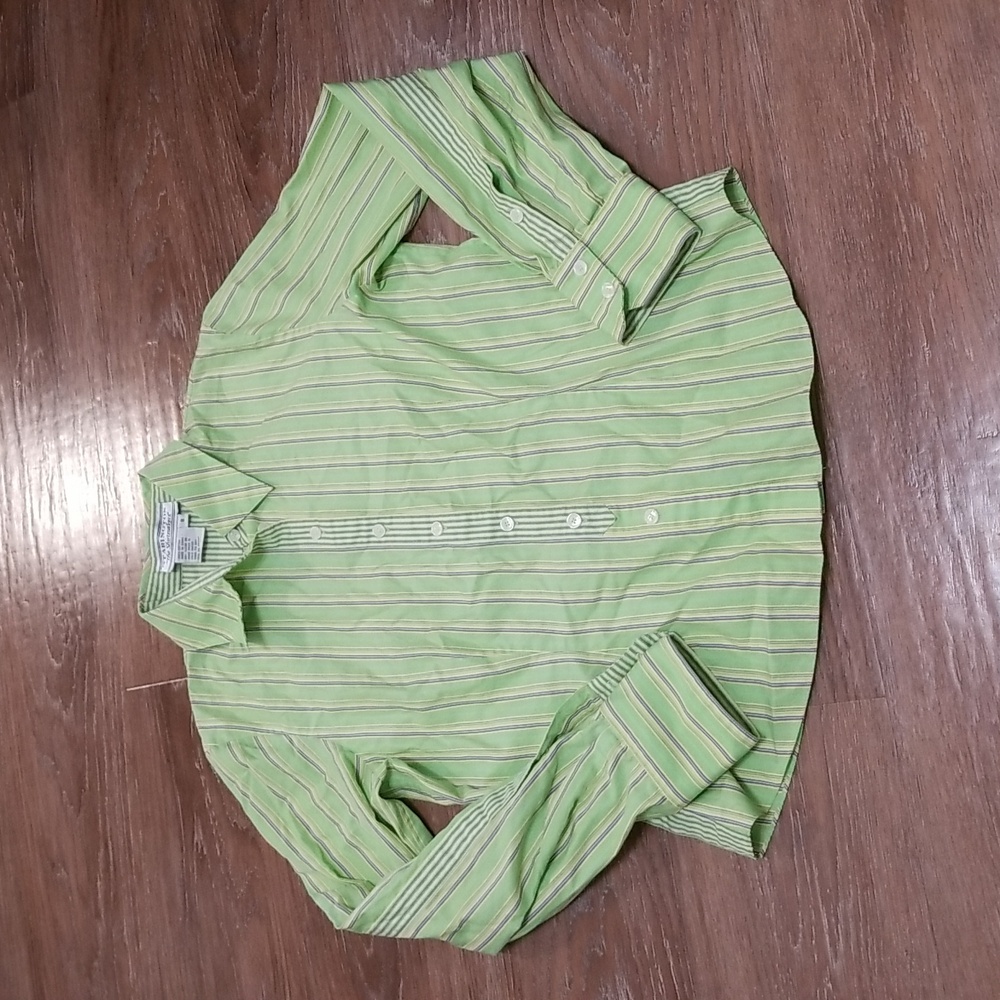 (8) Starington "The Shirtmakers" 100% Cotton Striped Colorful Business Casual